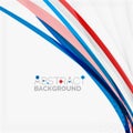 Red and blue color swirl concept Royalty Free Stock Photo