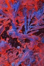 Red and Blue Crystals Royalty Free Stock Photo