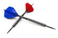 A red and blue dart Royalty Free Stock Photo