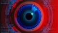 Eye cyber security concept background Royalty Free Stock Photo
