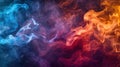 Red and blue fire abstract background. Generative AI Royalty Free Stock Photo