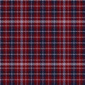 Red, blue and light gray gingham cloth background with fabric texture. Seamless fabric texture. Seamless tartan tiles. Suits for Royalty Free Stock Photo