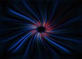 Red and blue light trails background Royalty Free Stock Photo
