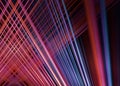 Red and blue light trails background Royalty Free Stock Photo