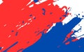 Red and Blue paint spill background. Dynamic composition Royalty Free Stock Photo
