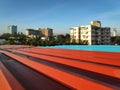 Painted sheet roofing in Bangalore city