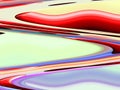 Red blue pink yellow fluid geometries background, graphics, abstract background and texture Royalty Free Stock Photo