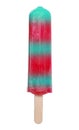 Red and blue popsicle Royalty Free Stock Photo