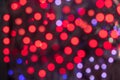 Red blue and purple lights blurred background. Royalty Free Stock Photo