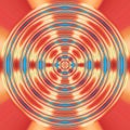 Red and blue spinning background