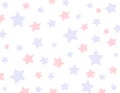 Red and Blue Star Background