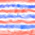 Red blue textural stripes on a white background. Seamless pattern. Patriotic illustration for USA Independence Day 4th of July