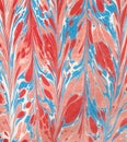 Red blue tide marble background, texture