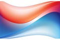 a red blue and white abstract wave Royalty Free Stock Photo