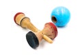 Red and Blue Wooden Kendama