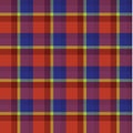 Red blue yellow tartan Scottish plaid Background pattern vector