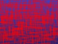 Red blur line on blue background.