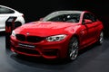 A red BMW M4 car Royalty Free Stock Photo