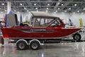 Red Boat Weldcraft Renegade 600 FX for 10 International boat show in Moscow. Russia.