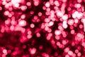 Red Bokeh background lighting color for Christmas