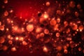 Red bokeh circles beautiful background, abstract, backgrounds Royalty Free Stock Photo