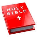 Red book with words Holy Bible Royalty Free Stock Photo