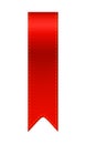 Red bookmark ribbon Royalty Free Stock Photo