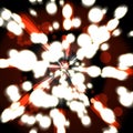 Red Boom Abstract Background