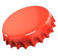 Red bottle cap Royalty Free Stock Photo