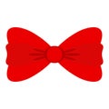 Red bow icon Royalty Free Stock Photo