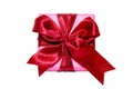 Red Bow Pink Gift Box