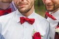 Red bow tie Royalty Free Stock Photo