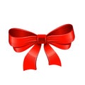 Red bow. Vector Royalty Free Stock Photo