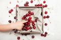 Red bowl cherry, antioxidant snack