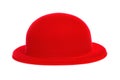 Red bowler hat