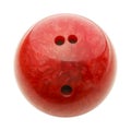 Red Bowling Ball Royalty Free Stock Photo