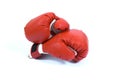 Red boxing glove Royalty Free Stock Photo