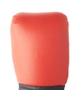 Red boxing glove's fragment