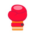 Red Boxing Glove Vector Illustration Royalty Free Stock Photo