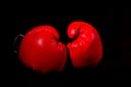 Red Boxing Gloves Royalty Free Stock Photo