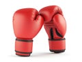 red boxing gloves, AI generated Royalty Free Stock Photo
