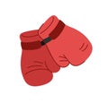 Red boxing gloves Royalty Free Stock Photo