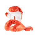 Red boxing gloves isolated Royalty Free Stock Photo