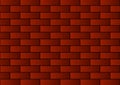 Red brick background with color grading