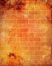Red brick background