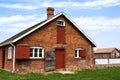 Red brick barn Royalty Free Stock Photo