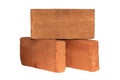Red brick building construction materials Royalty Free Stock Photo