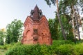 Red brick chapel in Daugavpils, Latvia