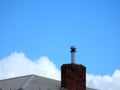 Red Brick Chimney Royalty Free Stock Photo