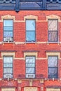Red brick facade in New York